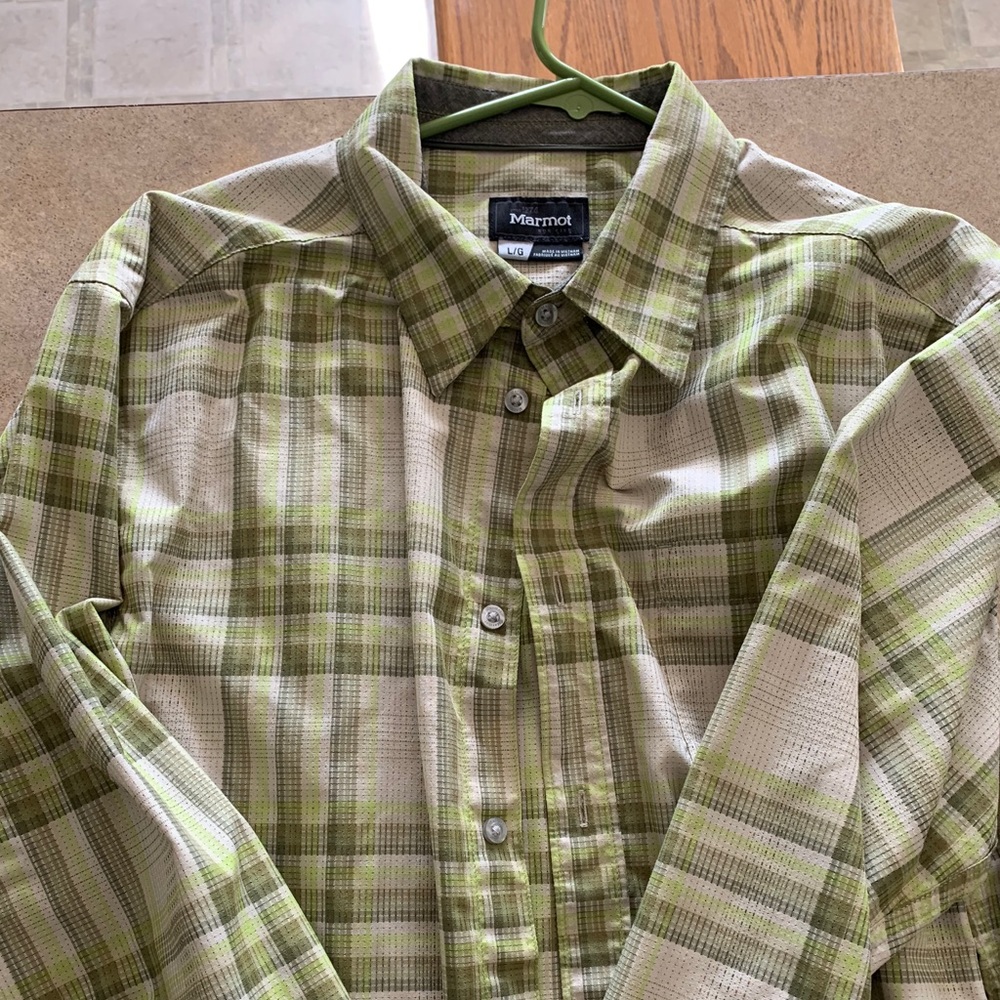 Marmot lightweight hiking long sleeve button up